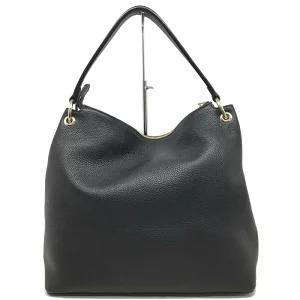 Gucci Tote Shoulder Leather One Black Hobo Bag